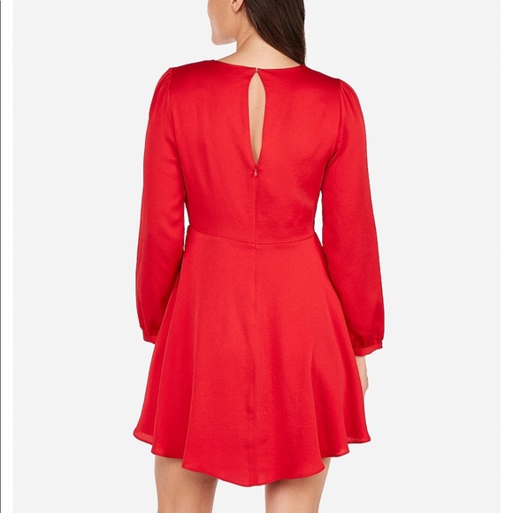 *LAST ONE! SIZE XS!* Express Red Mini Dress - Picture 2 of 2